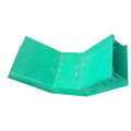 Heavy duty bend fiberglass ventilated trough cable tray